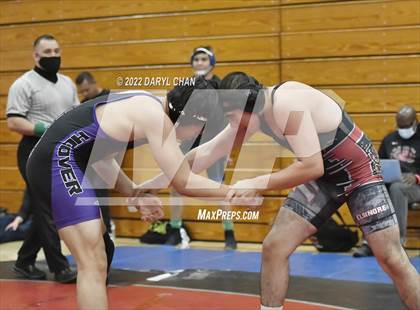 Thumbnail 2 in Hoover vs Wilson & Long Beach Poly & Elsinore (CIF Southern Section Wrestling Championships) photogallery.
