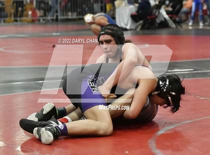 Thumbnail 2 in Hoover vs Wilson & Long Beach Poly & Elsinore (CIF Southern Section Wrestling Championships) photogallery.