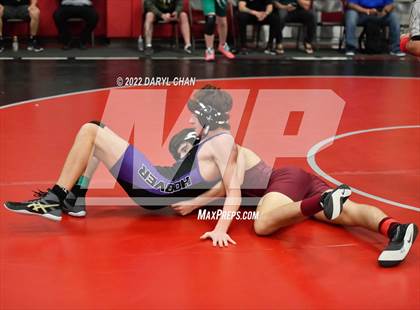 Thumbnail 1 in Hoover vs Wilson & Long Beach Poly & Elsinore (CIF Southern Section Wrestling Championships) photogallery.