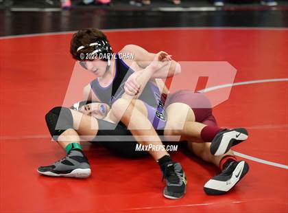 Thumbnail 2 in Hoover vs Wilson & Long Beach Poly & Elsinore (CIF Southern Section Wrestling Championships) photogallery.