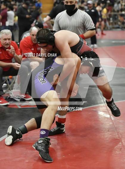 Thumbnail 3 in Hoover vs Wilson & Long Beach Poly & Elsinore (CIF Southern Section Wrestling Championships) photogallery.