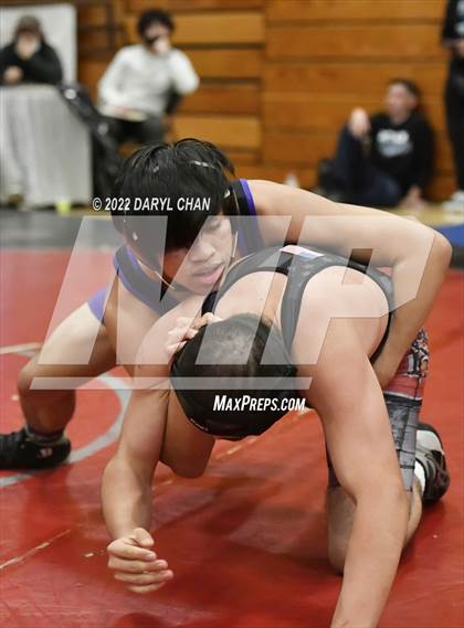 Thumbnail 1 in Hoover vs Wilson & Long Beach Poly & Elsinore (CIF Southern Section Wrestling Championships) photogallery.