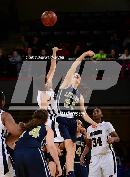 Thumbnail 1 in Our Lady of Lourdes vs Ossining (Section 1 Class AA Semifinal)  photogallery.