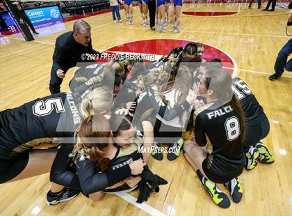 Thumbnail 3 in Gunter vs. Bushland (UIL 3A Volleyball Final) photogallery.