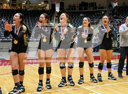 Thumbnail 1 in Gunter vs. Bushland (UIL 3A Volleyball Final) photogallery.