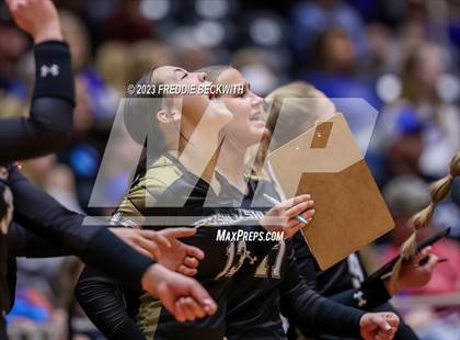 Thumbnail 2 in Gunter vs. Bushland (UIL 3A Volleyball Final) photogallery.