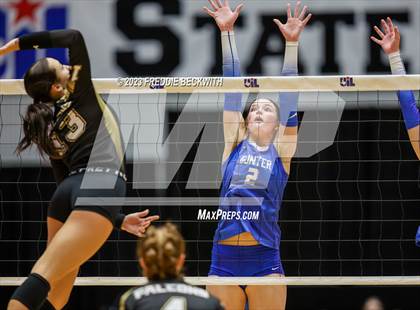 Thumbnail 1 in Gunter vs. Bushland (UIL 3A Volleyball Final) photogallery.