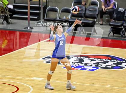 Thumbnail 2 in Gunter vs. Bushland (UIL 3A Volleyball Final) photogallery.