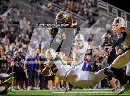 Thumbnail 2 in Sam Houston @ Liberty Hill (UIL Football 5A Division 2 Region 3 Bi-District) photogallery.