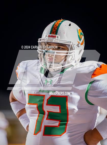 Thumbnail 2 in Sam Houston @ Liberty Hill (UIL Football 5A Division 2 Region 3 Bi-District) photogallery.