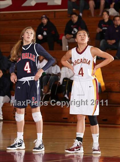 Thumbnail 1 in Arcadia vs. La Salle (La Canada Tournament) photogallery.