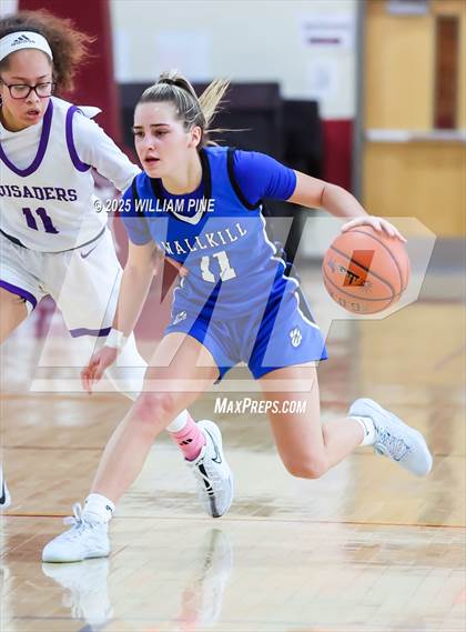 Thumbnail 1 in Wallkill vs. Monroe-Woodbury (Coaches vs Cancer Tournament) photogallery.