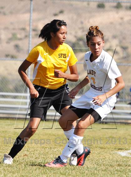 Thumbnail 1 in Kirtland Central vs. Santa Fe Indian School photogallery.