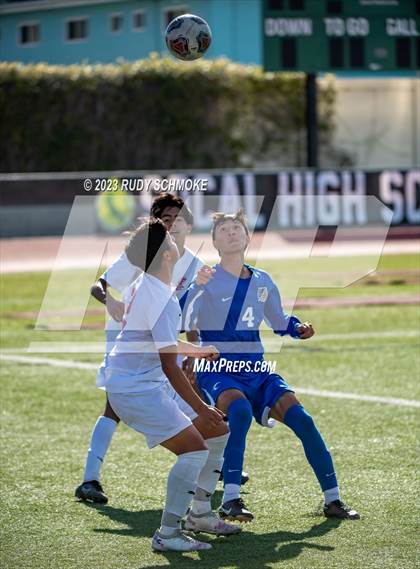 Thumbnail 1 in San Pasqual vs. Fallbrook (SoCal HS Classic presented by Nike) photogallery.