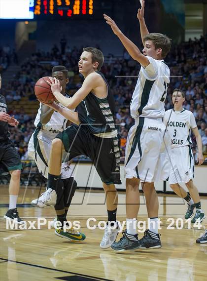 Thumbnail 1 in Fossil Ridge vs. Mountain Vista (CHSAA 5A Semifinal) photogallery.