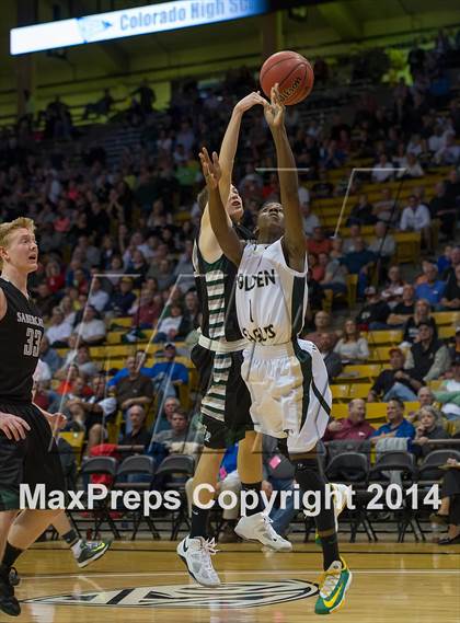 Thumbnail 3 in Fossil Ridge vs. Mountain Vista (CHSAA 5A Semifinal) photogallery.