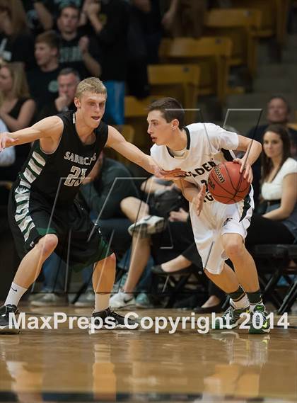 Thumbnail 1 in Fossil Ridge vs. Mountain Vista (CHSAA 5A Semifinal) photogallery.