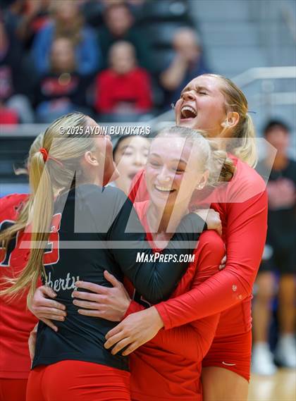 Thumbnail 1 in Liberty vs. Argyle (UIL 5A D2 Volleyball Semifinal) photogallery.