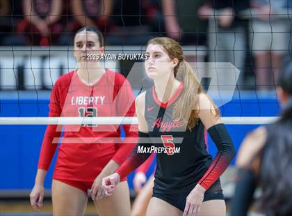 Thumbnail 1 in Liberty vs. Argyle (UIL 5A D2 Volleyball Semifinal) photogallery.