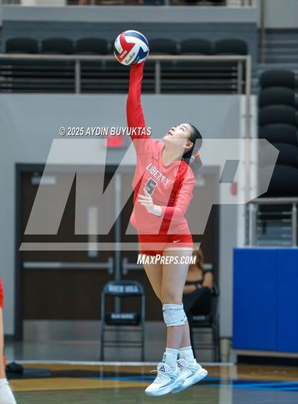 Thumbnail 3 in Liberty vs. Argyle (UIL 5A D2 Volleyball Semifinal) photogallery.