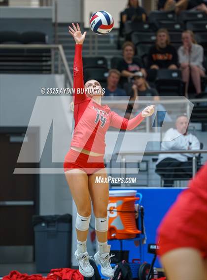 Thumbnail 1 in Liberty vs. Argyle (UIL 5A D2 Volleyball Semifinal) photogallery.
