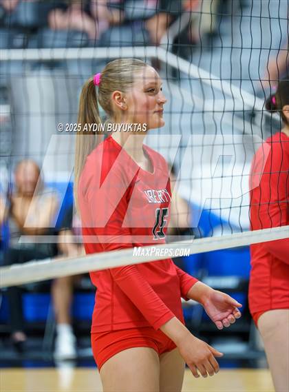 Thumbnail 2 in Liberty vs. Argyle (UIL 5A D2 Volleyball Semifinal) photogallery.