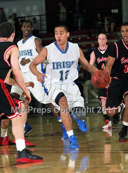 Thumbnail 3 in Burlingame vs. Sacred Heart Cathedral (CIF CCS D3 Final) photogallery.