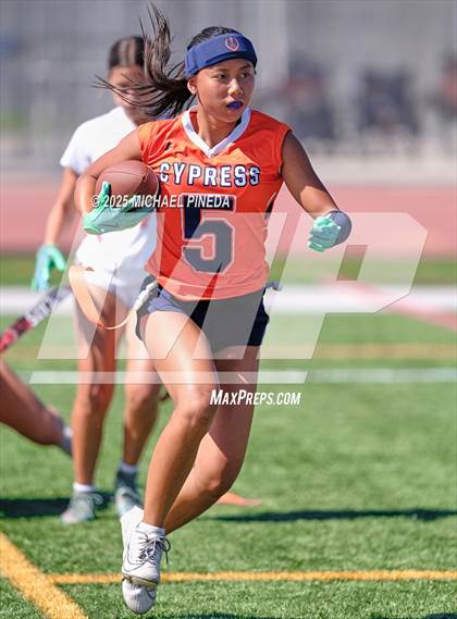 Thumbnail 1 in Redlands East Valley vs. Cypress (El Toro HS Tournament) photogallery.