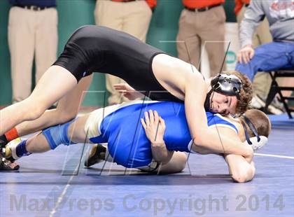 Thumbnail 1 in NCHSAA Individual Wrestling 3A Quarterfinals photogallery.