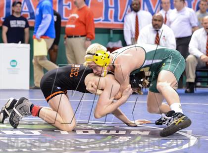 Thumbnail 2 in NCHSAA Individual Wrestling 3A Quarterfinals photogallery.