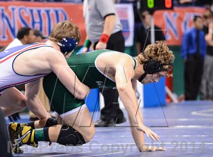 Thumbnail 3 in NCHSAA Individual Wrestling 3A Quarterfinals photogallery.