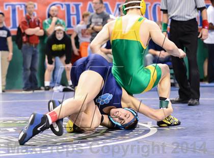 Thumbnail 3 in NCHSAA Individual Wrestling 3A Quarterfinals photogallery.