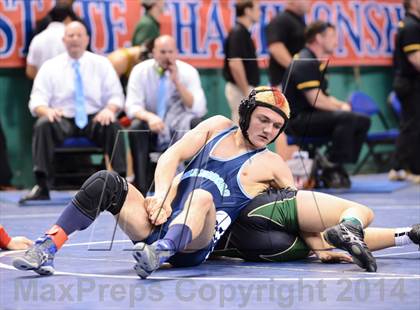 Thumbnail 1 in NCHSAA Individual Wrestling 3A Quarterfinals photogallery.