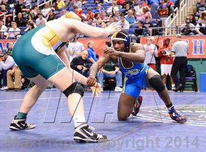 Thumbnail 1 in NCHSAA Individual Wrestling 3A Quarterfinals photogallery.