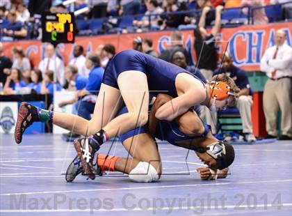 Thumbnail 2 in NCHSAA Individual Wrestling 3A Quarterfinals photogallery.