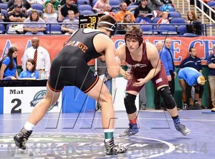 Thumbnail 2 in NCHSAA Individual Wrestling 3A Quarterfinals photogallery.