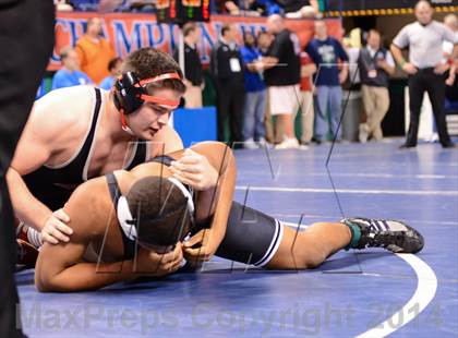 Thumbnail 3 in NCHSAA Individual Wrestling 3A Quarterfinals photogallery.