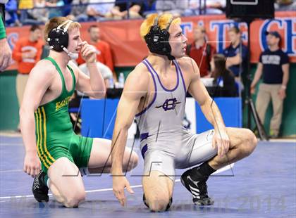 Thumbnail 1 in NCHSAA Individual Wrestling 3A Quarterfinals photogallery.