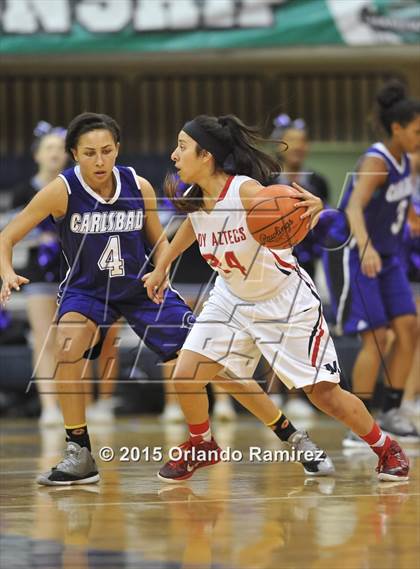 Thumbnail 3 in Montgomery Vs Carlsbad (CIF SDS D2 Final) photogallery.