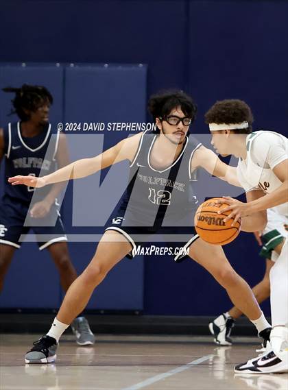 Thumbnail 2 in Clovis East vs. Porterville (Optimist Tournament) photogallery.