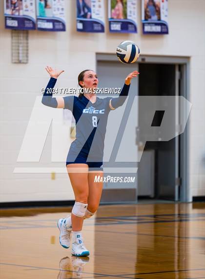 Thumbnail 2 in St. Cecilia vs Grand Island Central Catholic photogallery.