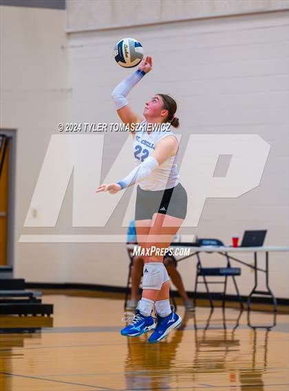 Thumbnail 3 in St. Cecilia vs Grand Island Central Catholic photogallery.