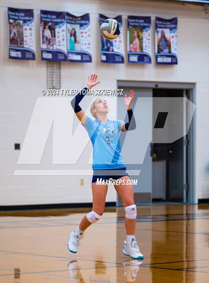 Thumbnail 1 in St. Cecilia vs Grand Island Central Catholic photogallery.