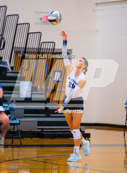 Thumbnail 3 in St. Cecilia vs Grand Island Central Catholic photogallery.