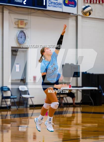 Thumbnail 3 in St. Cecilia vs Grand Island Central Catholic photogallery.