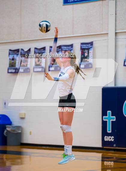 Thumbnail 2 in St. Cecilia vs Grand Island Central Catholic photogallery.