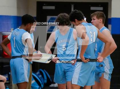 Thumbnail 3 in Cambridge vs. Glendale Prep Academy (Panther Hoops Classic) photogallery.