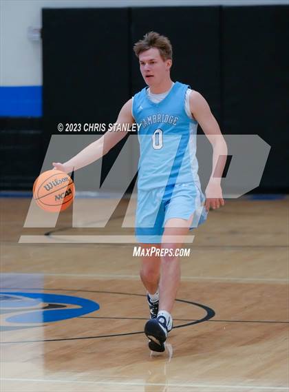 Thumbnail 1 in Cambridge vs. Glendale Prep Academy (Panther Hoops Classic) photogallery.