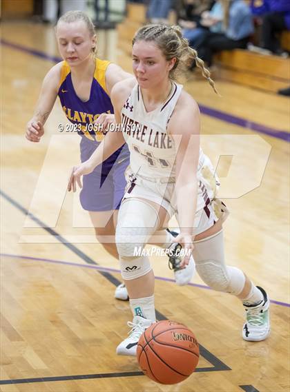 Thumbnail 3 in Clayton vs Turtle Lake (Clayton Holiday Tournament) photogallery.