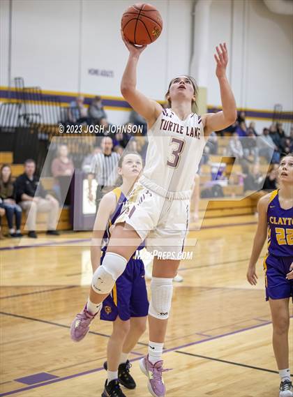 Thumbnail 3 in Clayton vs Turtle Lake (Clayton Holiday Tournament) photogallery.
